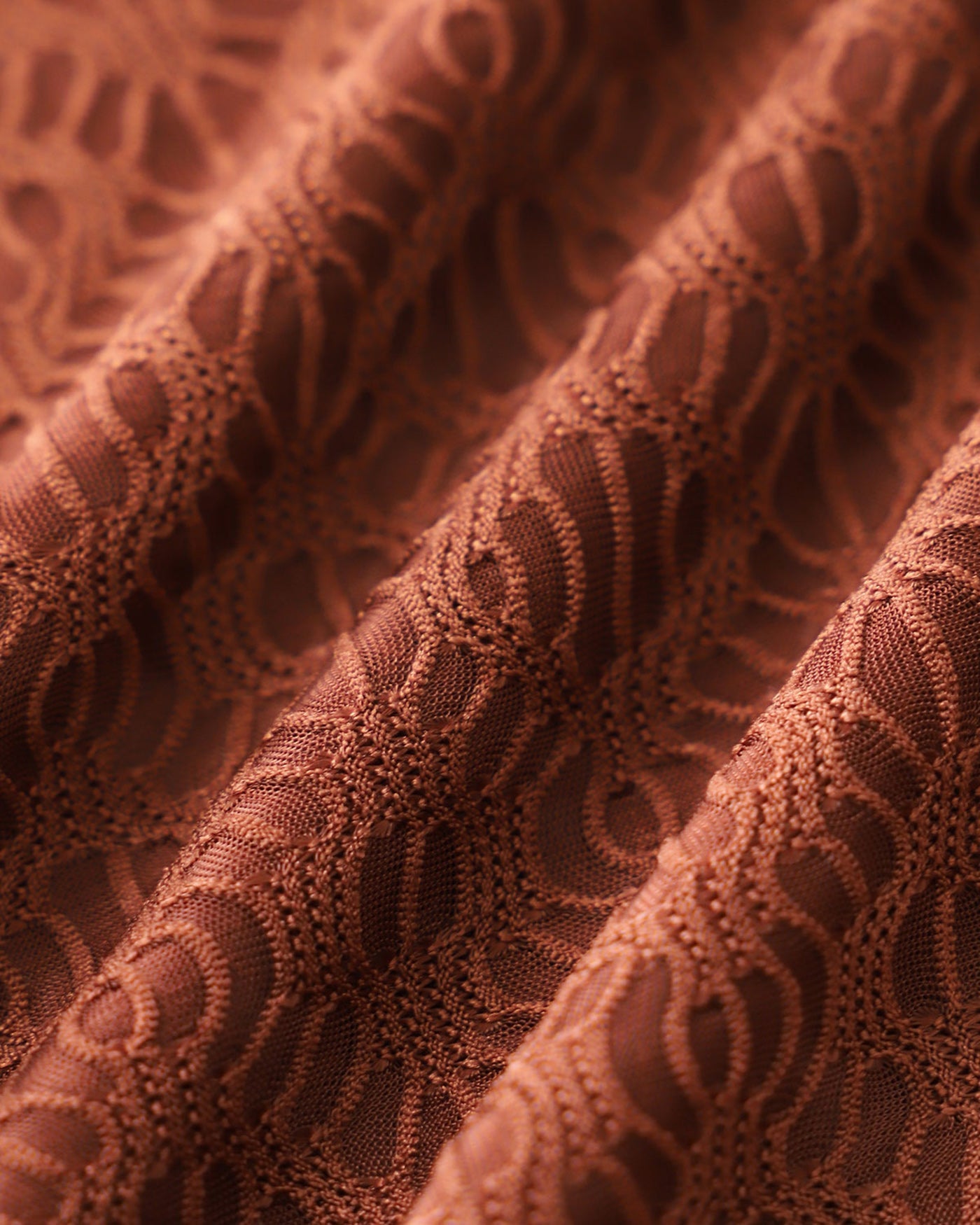 Jacquard-bikinit, kolmiosainen setti, ruskea