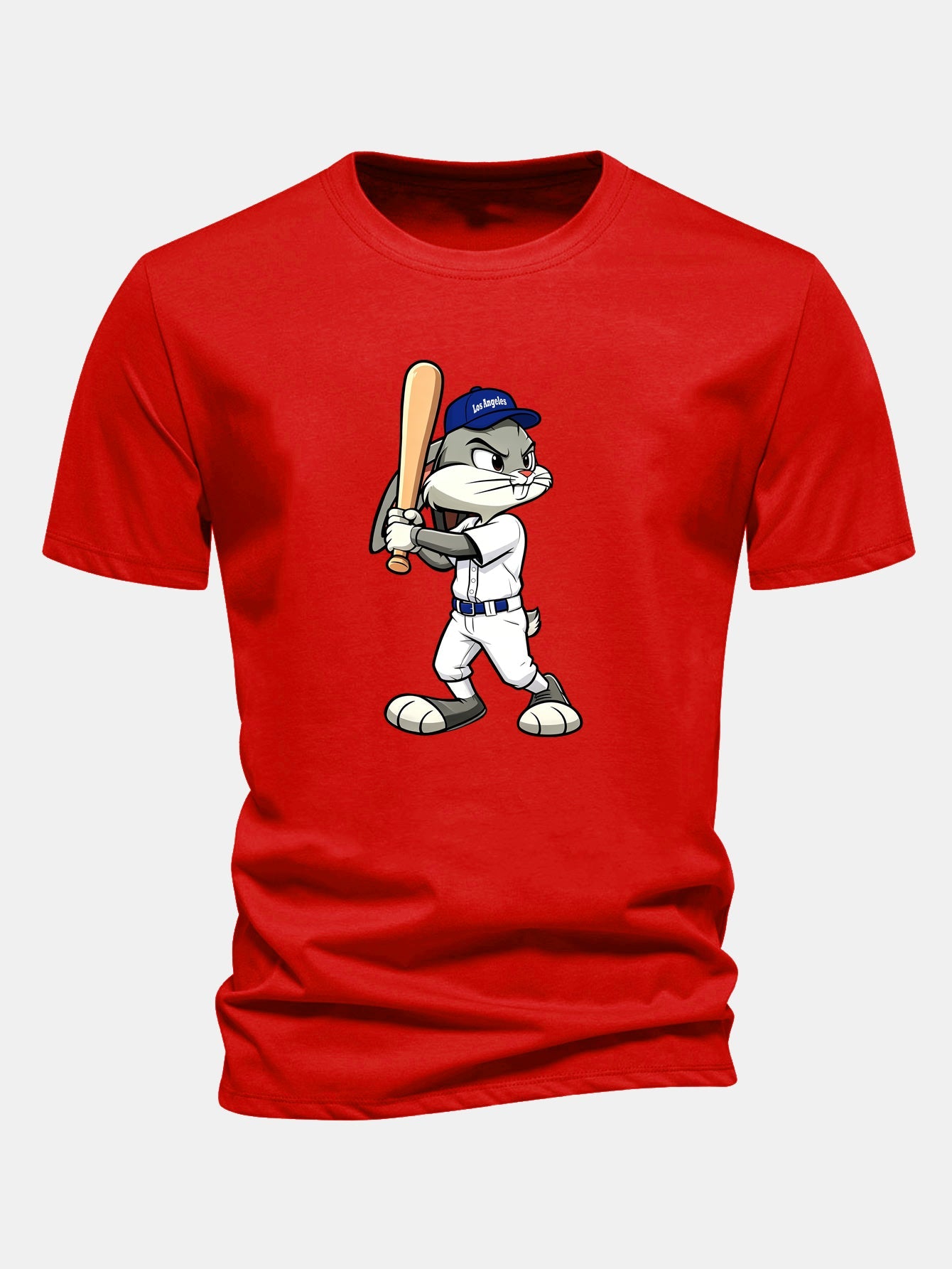 Puuvillainen T-paita baseball-pupuprintillä