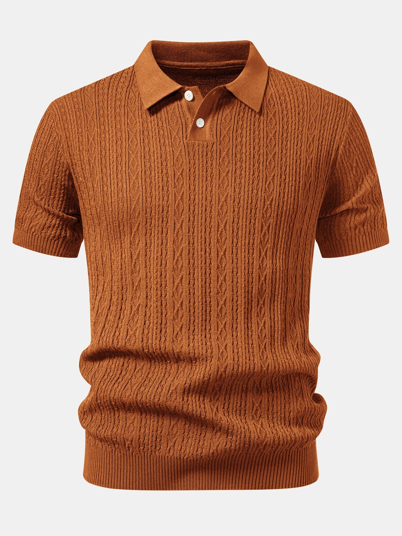 Geometrinen jacquard-neulepikeepaita