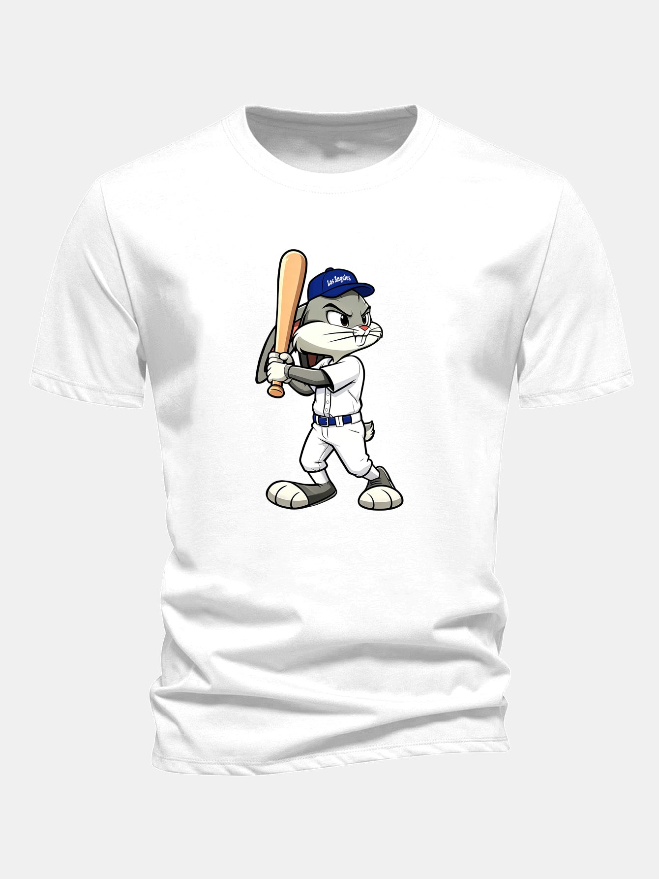 Puuvillainen T-paita baseball-pupuprintillä