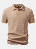 Geometrinen jacquard-pikeepaita