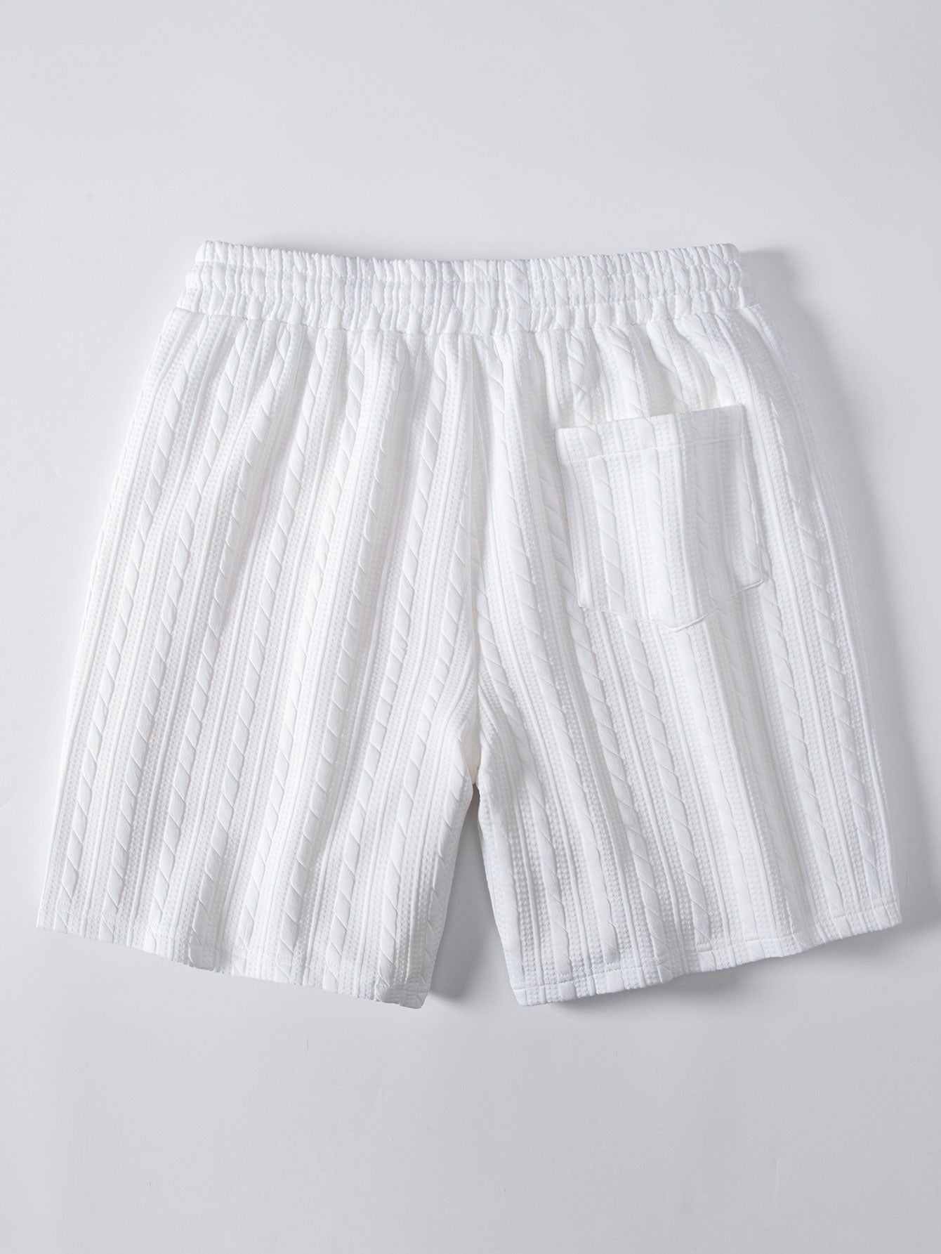 Jacquard-shortsit kiristysnyörillä