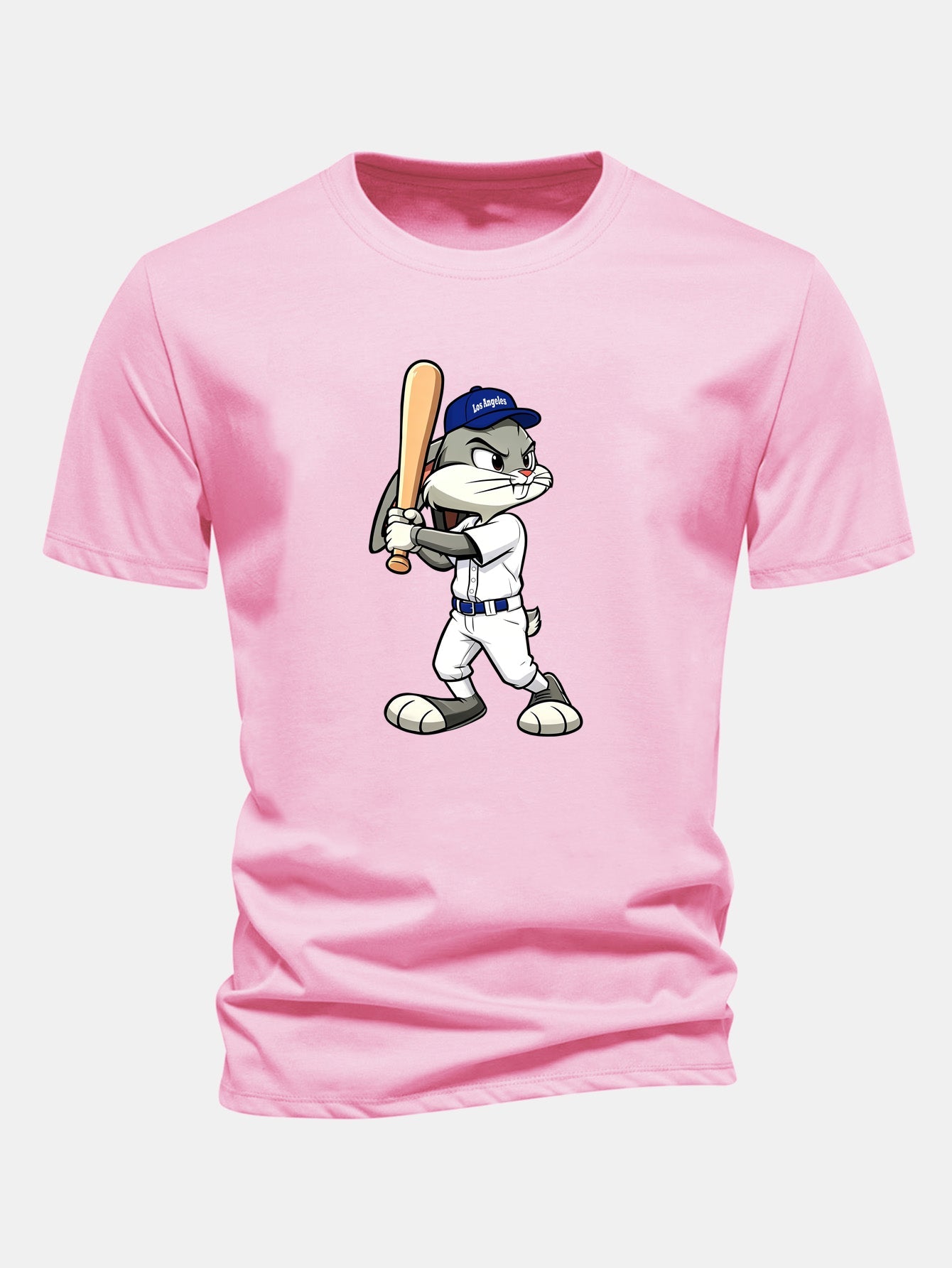 Puuvillainen T-paita baseball-pupuprintillä
