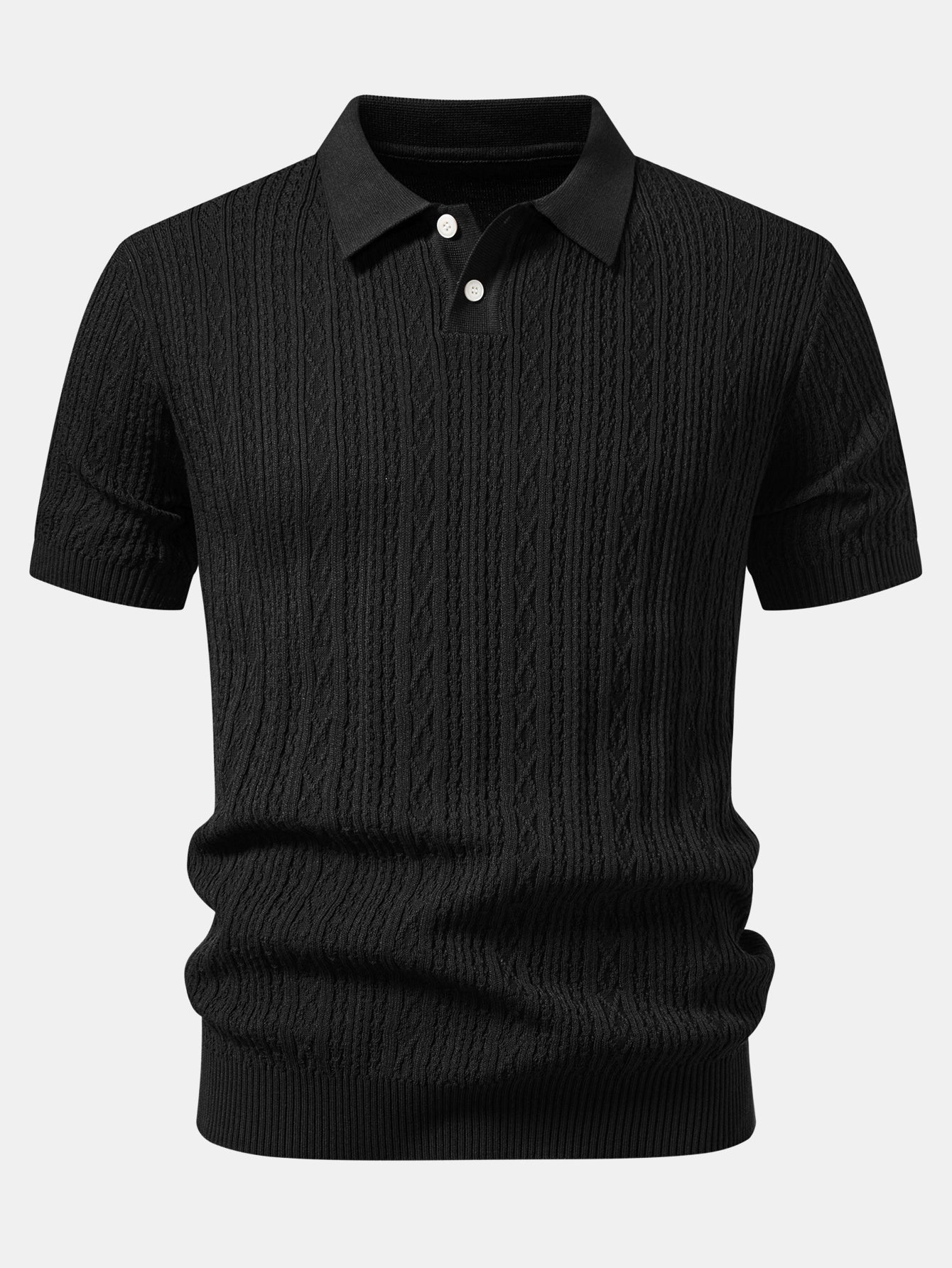 Geometrinen jacquard-neulepikeepaita