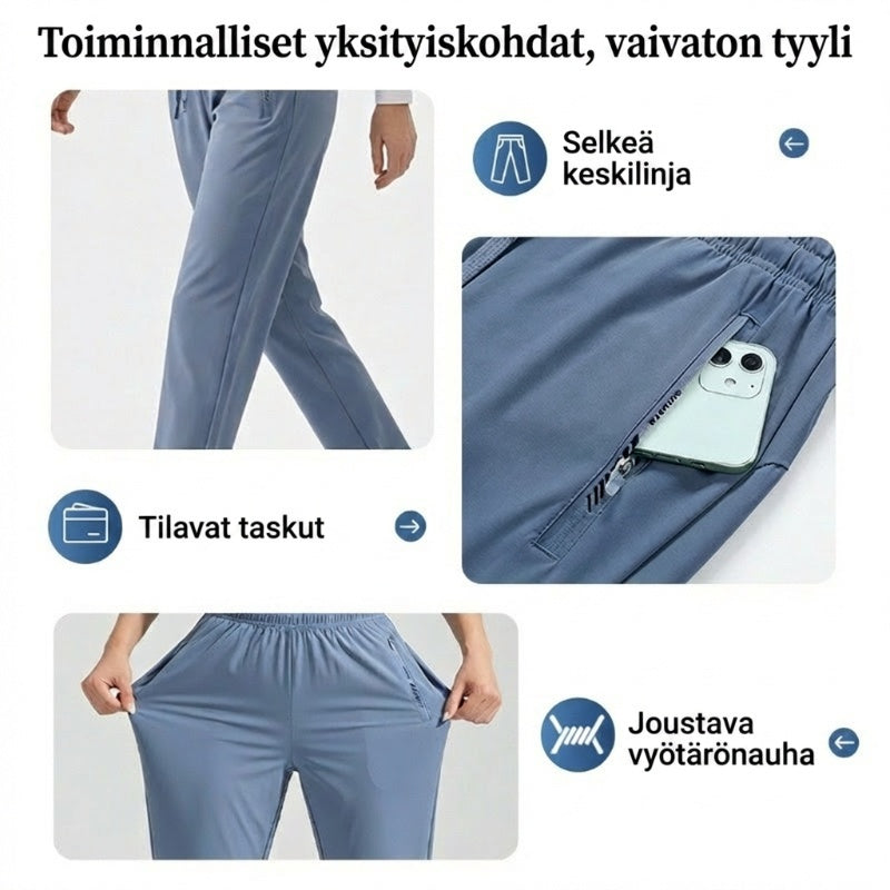 Erittäin pehmeät joustavat housut