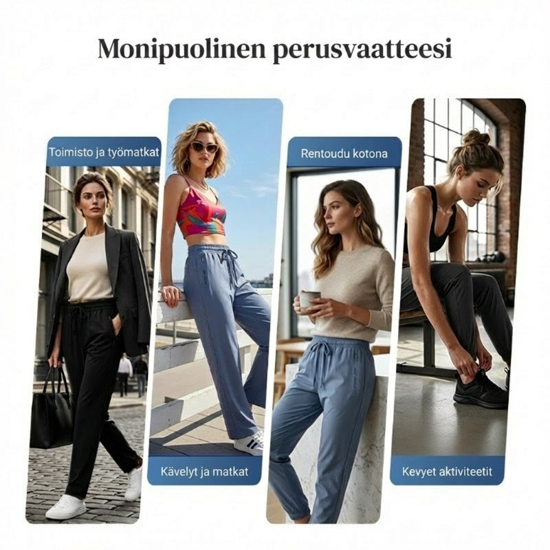 Erittäin pehmeät joustavat housut
