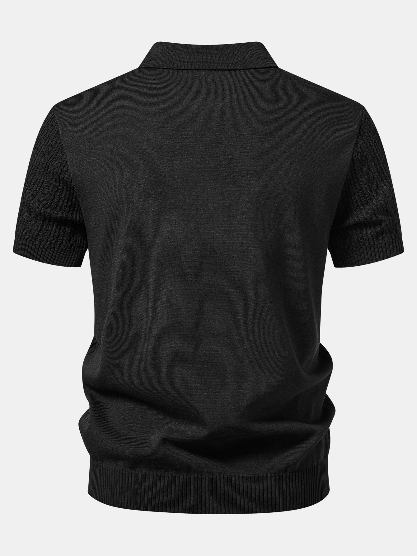 Geometrinen jacquard-neulepikeepaita