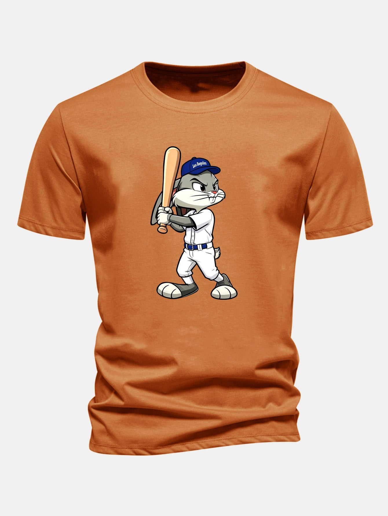 Puuvillainen T-paita baseball-pupuprintillä