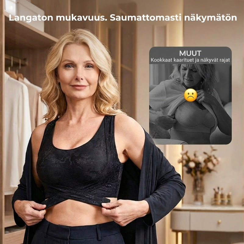 Liivi, jossa on ristikkäisleikkaus lannerangan alueella
