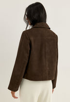 Ruskea mokkatakki