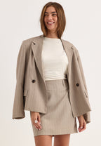 Beige minihame
