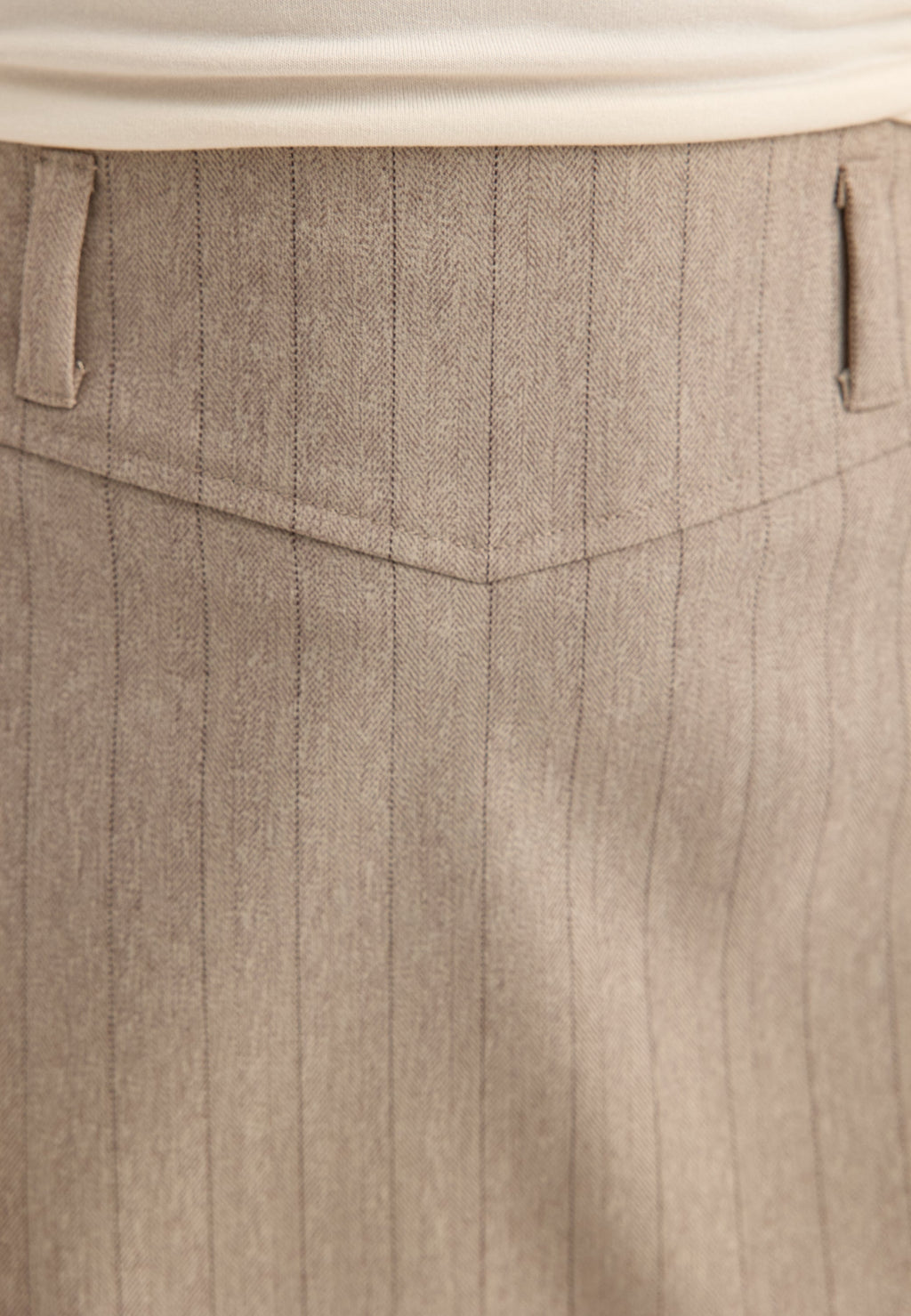Beige minihame