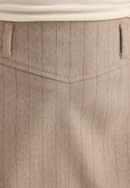 Beige minihame