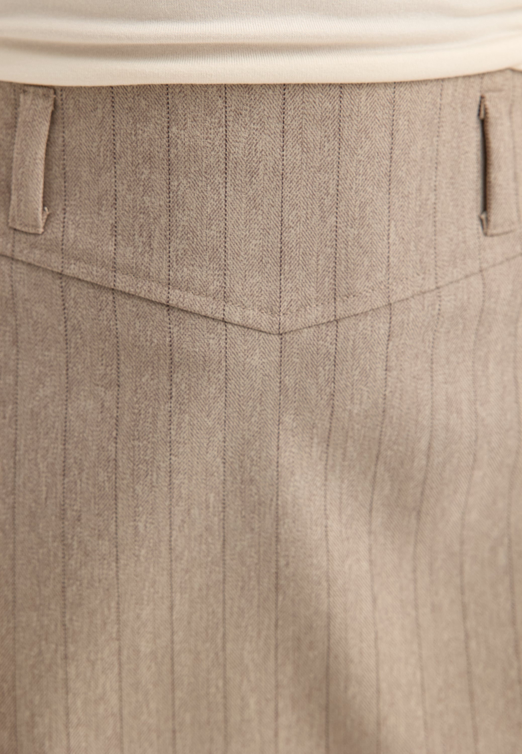Beige minihame