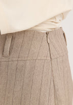 Beige minihame