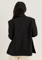 Musta oversized-bleiseri