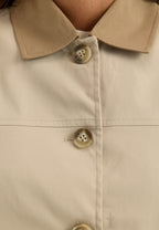 Beige lyhyt takki