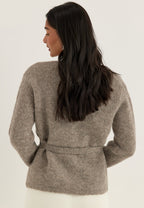 Beige neulecardigan