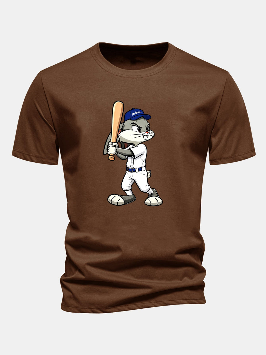 Puuvillainen T-paita baseball-pupuprintillä