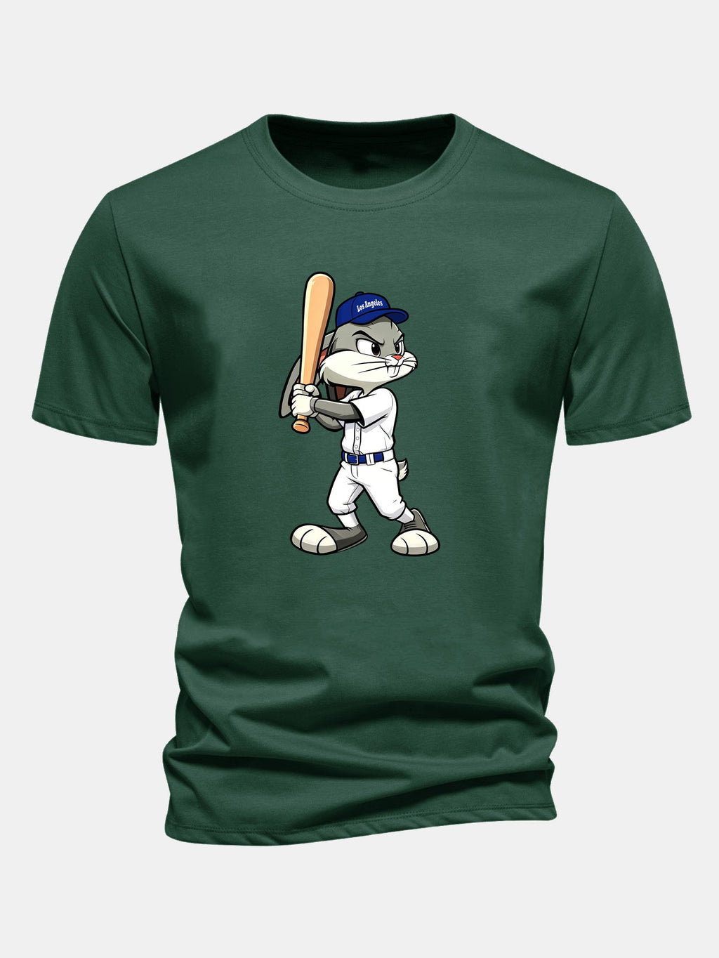 Puuvillainen T-paita baseball-pupuprintillä