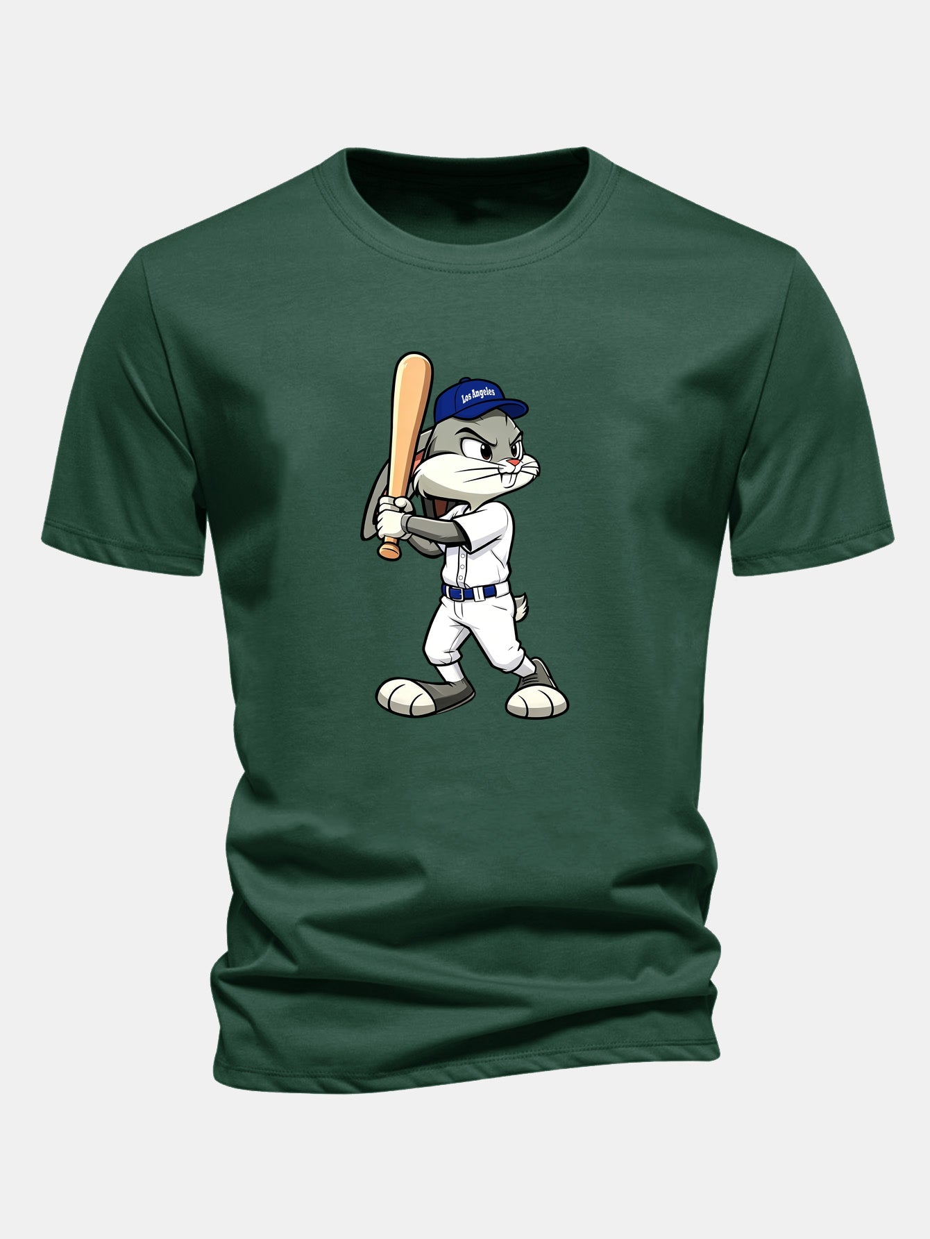 Puuvillainen T-paita baseball-pupuprintillä
