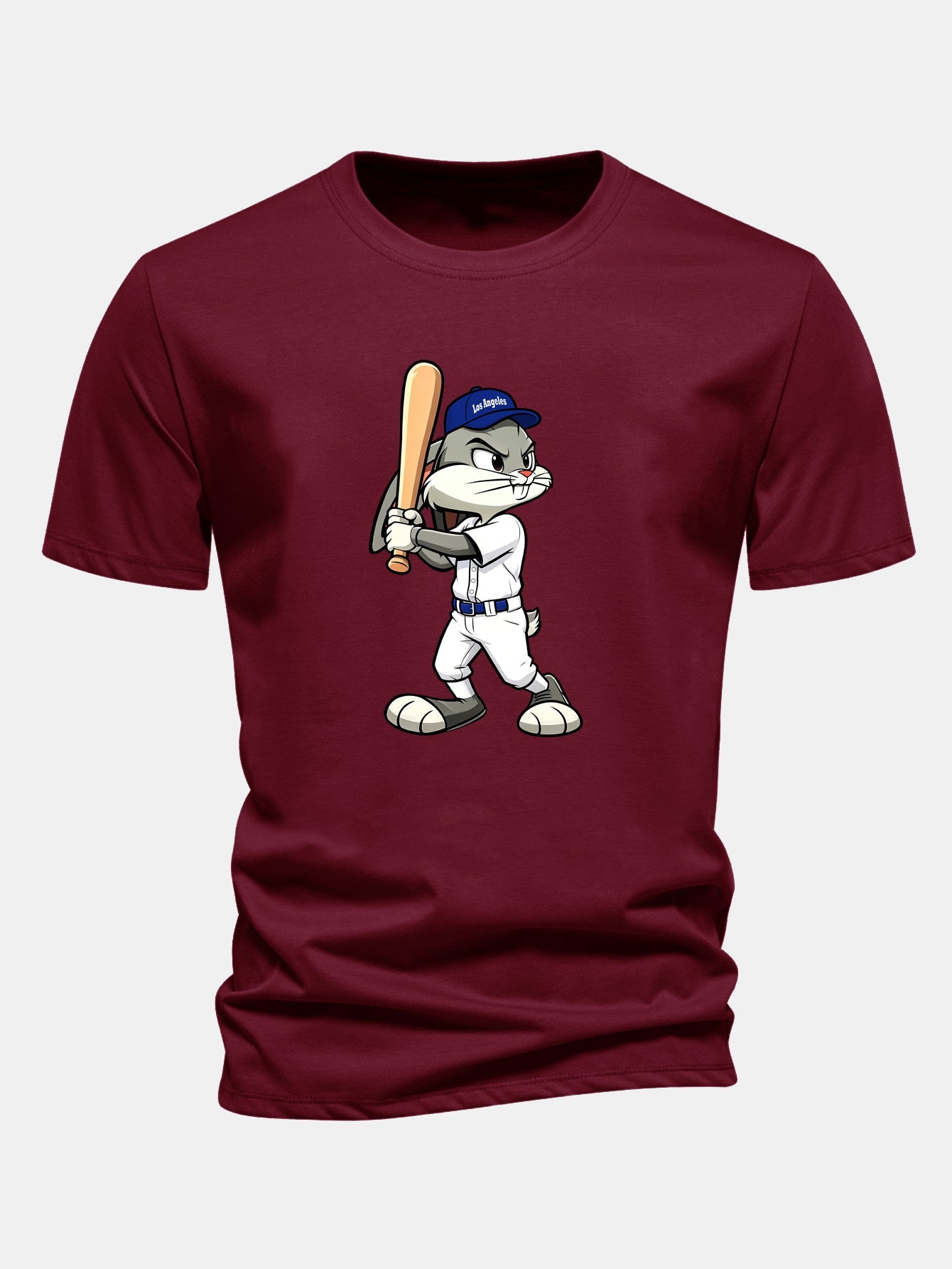 Puuvillainen T-paita baseball-pupuprintillä