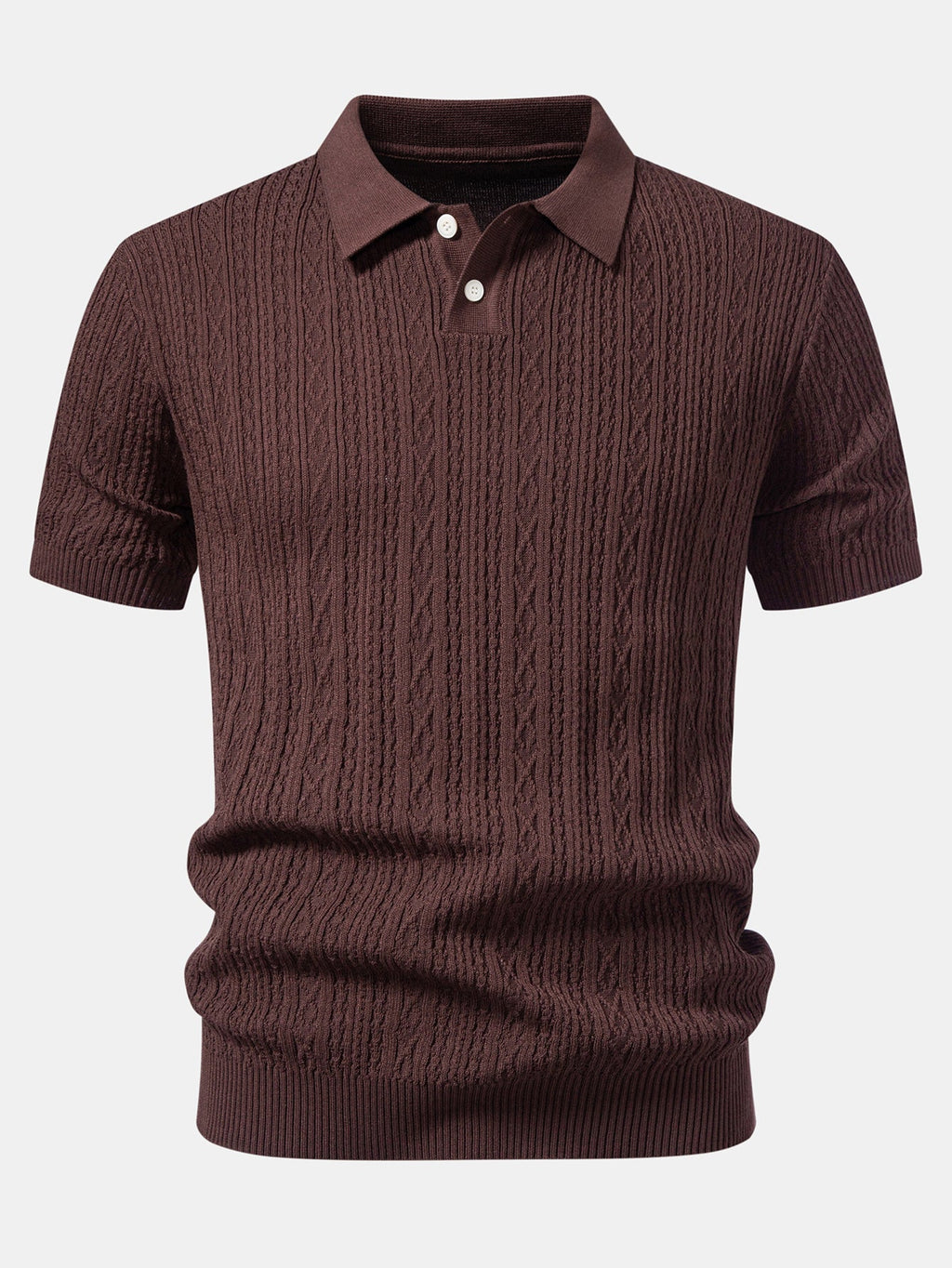 Geometrinen jacquard-neulepikeepaita