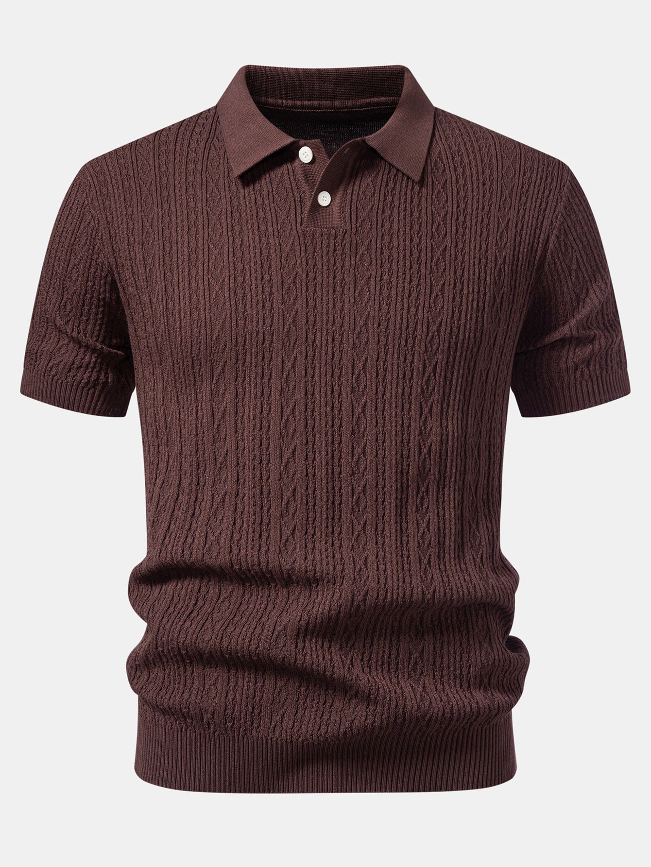 Geometrinen jacquard-neulepikeepaita