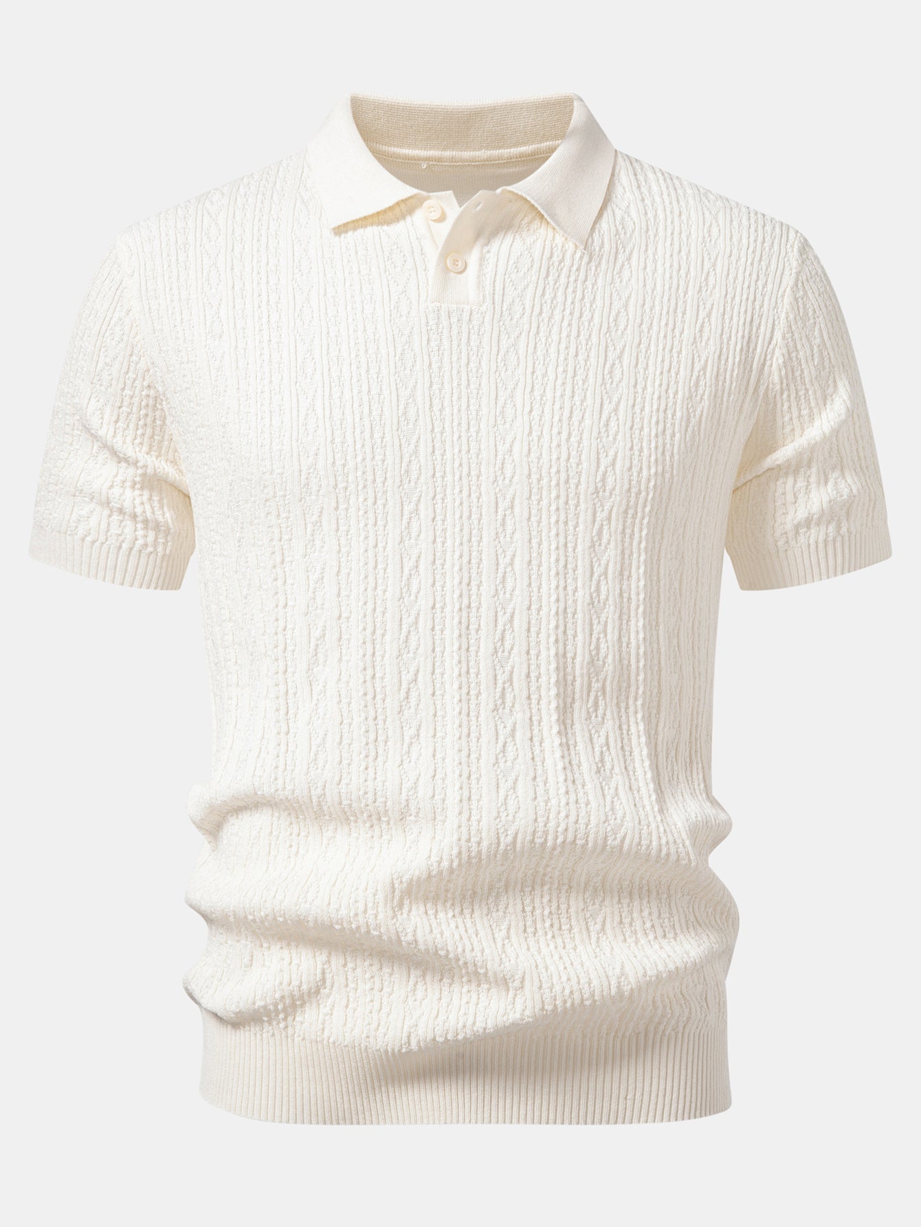 Geometrinen jacquard-neulepikeepaita