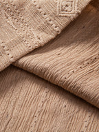 Pikeepaidan kudotun jacquard-kankaan rakenne