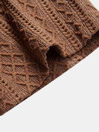 Setti: jacquard-nappipaita vinoneliökuviolla ja kreppipintaiset shortsit