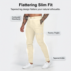 Rennot, joustavat miesten slim fit -housut