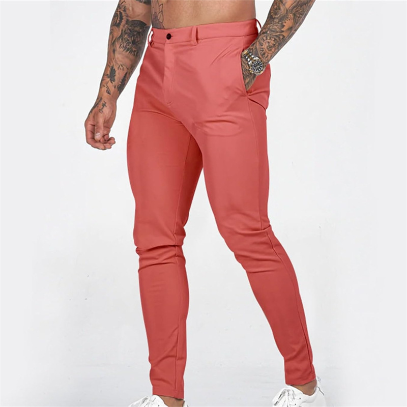 Rennot, joustavat miesten slim fit -housut