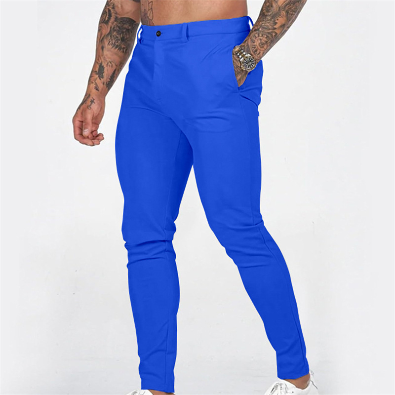Rennot, joustavat miesten slim fit -housut