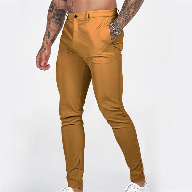 Rennot, joustavat miesten slim fit -housut