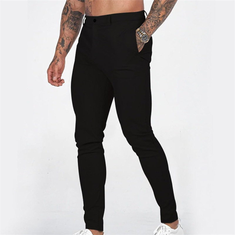 Rennot, joustavat miesten housut (slim fit)