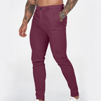 Rennot, joustavat miesten slim fit -housut