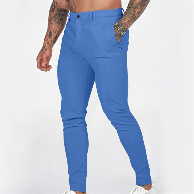 Rennot, joustavat miesten slim fit -housut