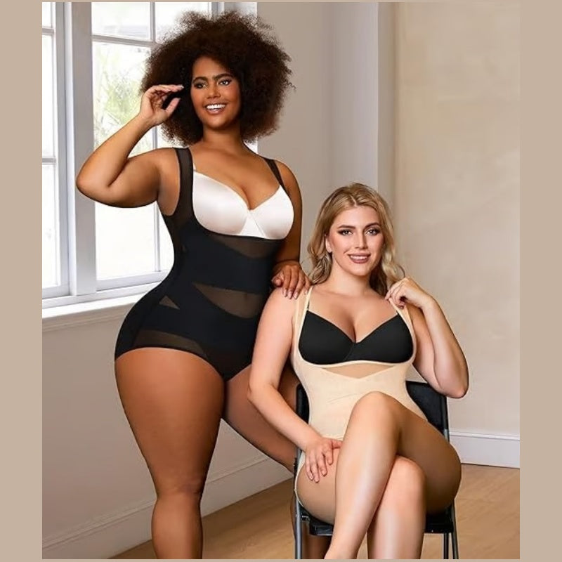 Korkeavyötäröinen muotoileva bodysuit