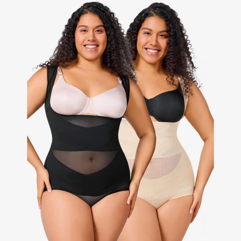 Korkeavyötäröinen muotoileva bodysuit