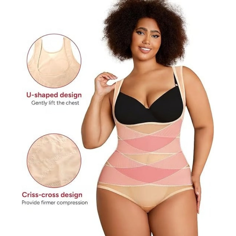 Korkeavyötäröinen muotoileva bodysuit