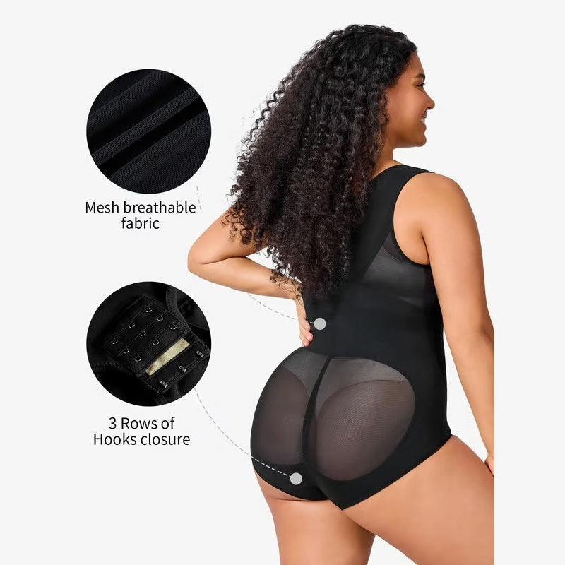 Korkeavyötäröinen muotoileva bodysuit