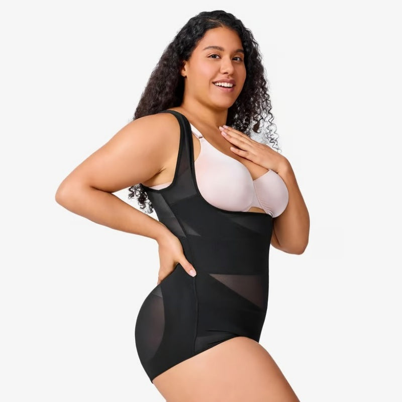 Korkeavyötäröinen muotoileva bodysuit