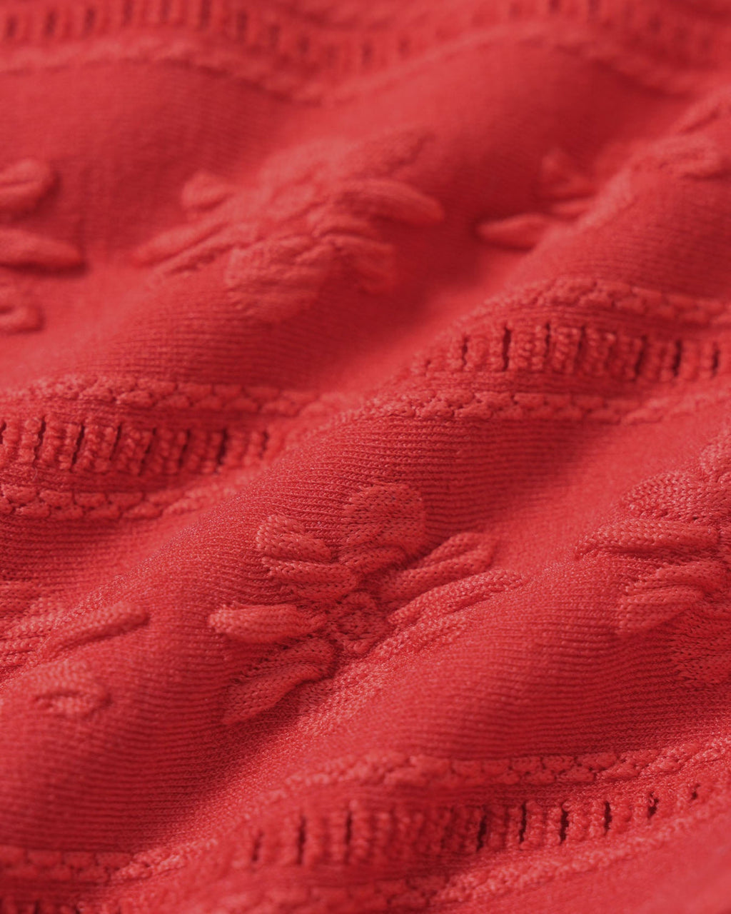 Jacquard-halterneck-bikinit nyörikiristyksellä, punainen
