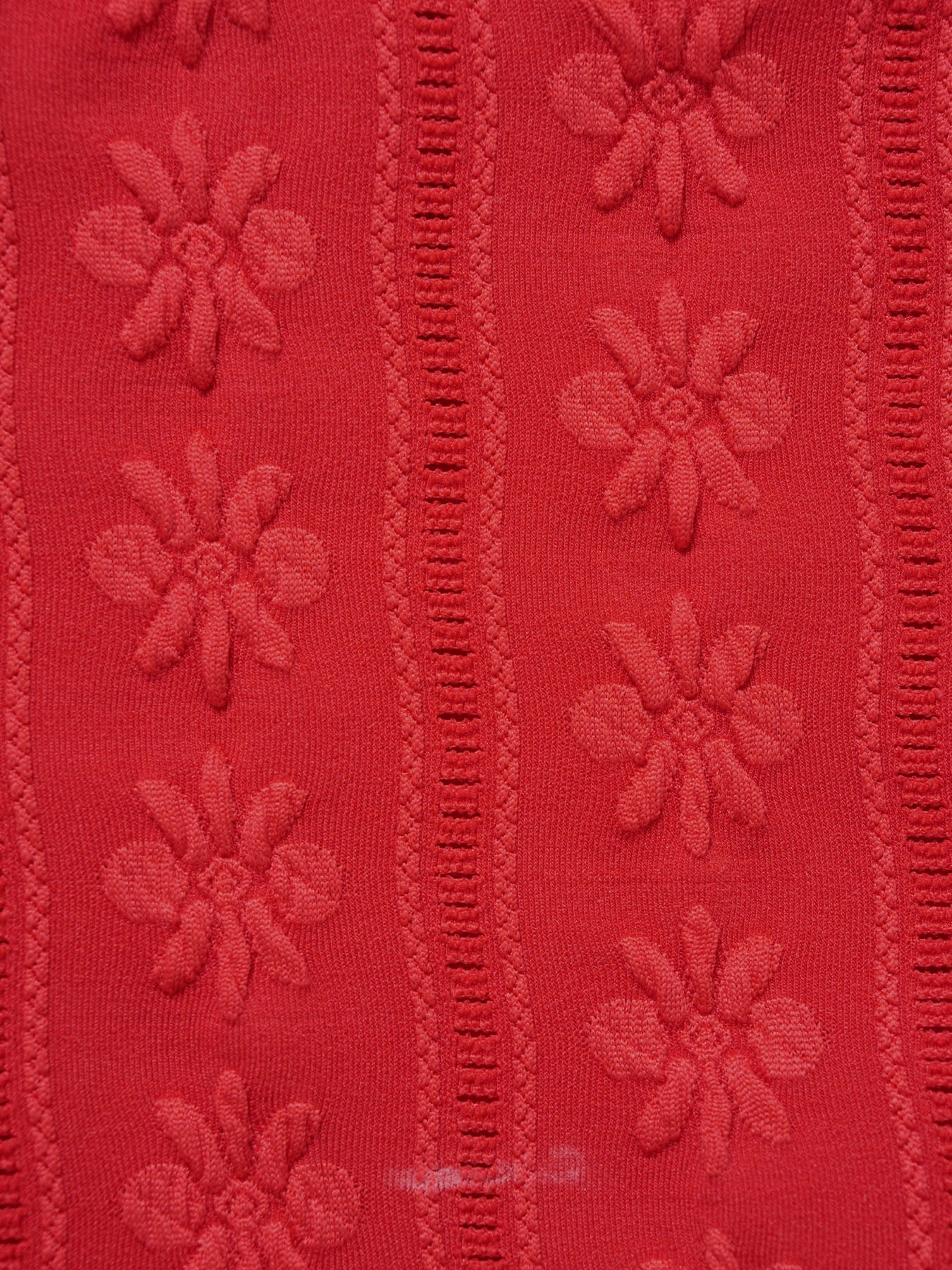 Jacquard-halterneck-bikinit nyörikiristyksellä, punainen