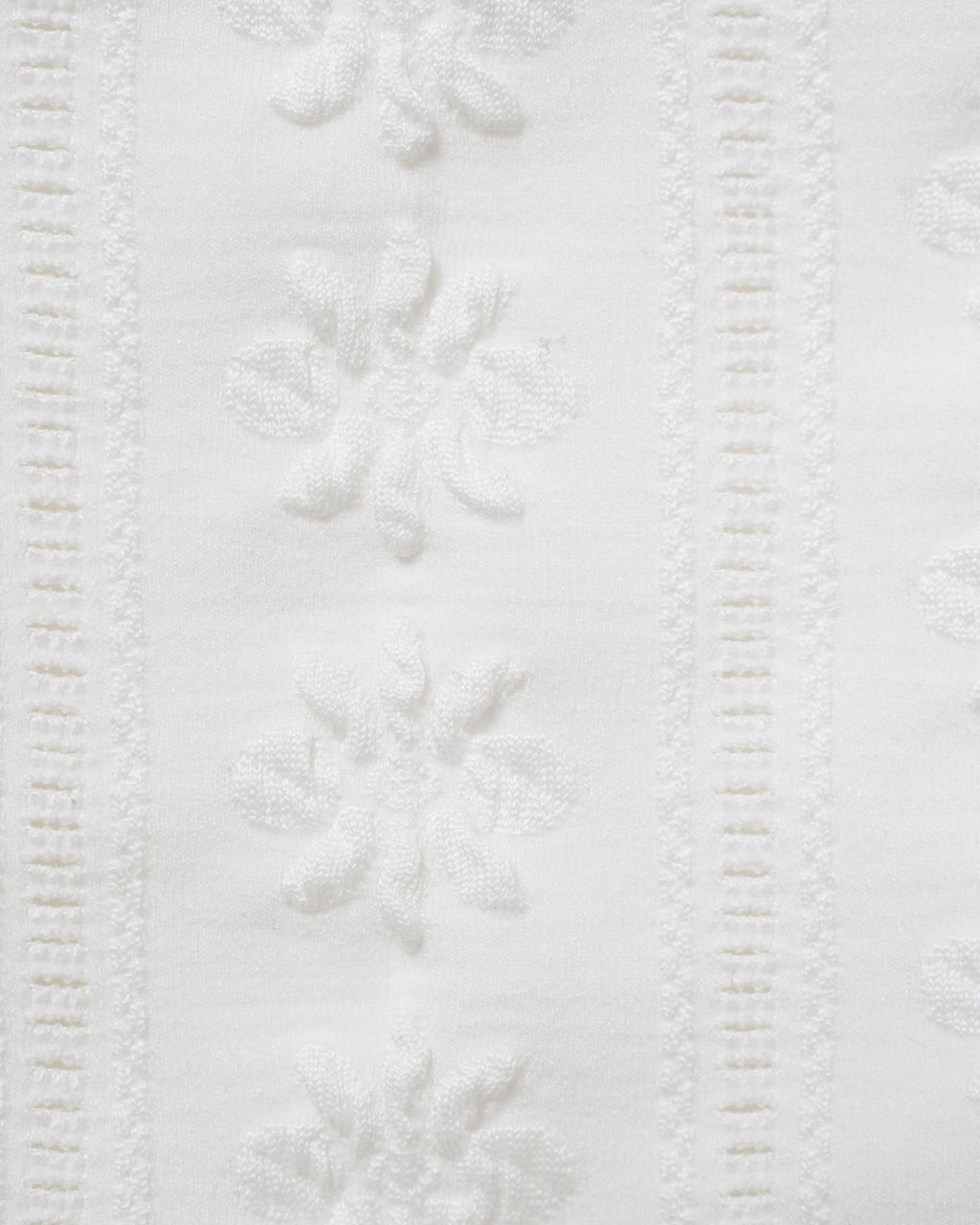 Jacquard-bandeau-bikinit halterneckillä, valkoinen