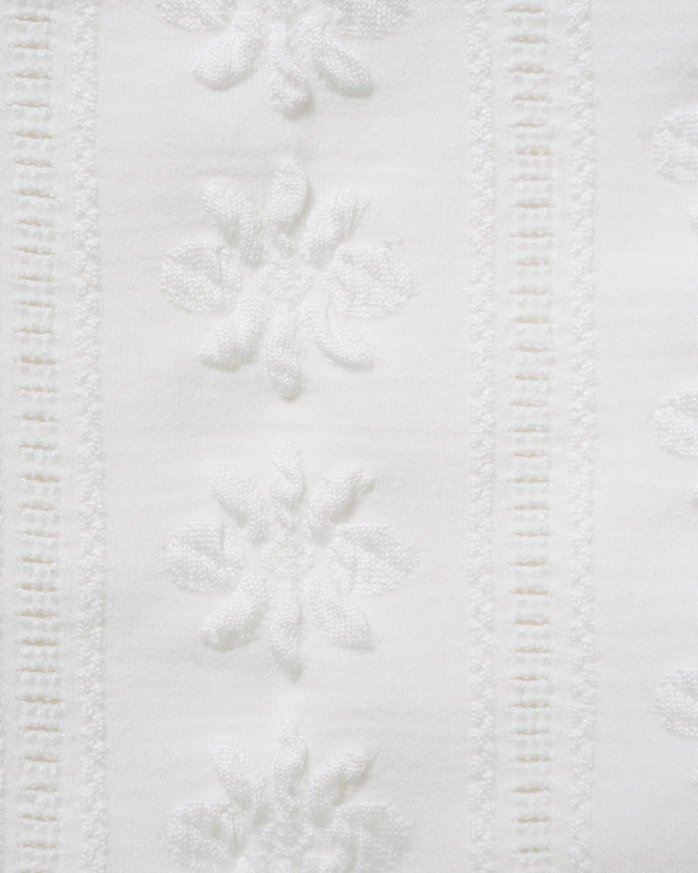 Jacquard-bandeau-bikinit halterneckillä, valkoinen